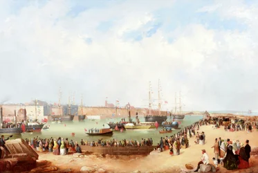 Inaugurazione dei South Docks di Sunderland, 1850
